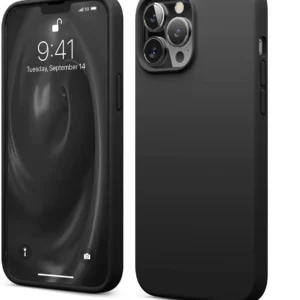 fi-yonity Back Cover for Apple iPhone 13 Pro (Black, Flexible, Pack of: 1)
